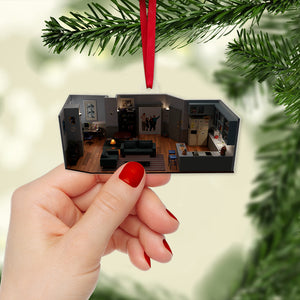 TV Sitcom Fan Acrylic Custom Shape Ornament 04natn221123 - Ornament - GoDuckee