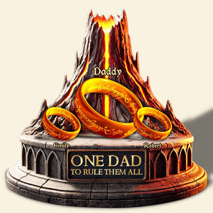 Personalized Gifts For Dad Acrylic Plaque Empire Dad 04HUDT140425 - Shaped Plaques - GoDuckee