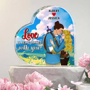 Personalized Gifts For Couple Heart Plaque 01toqn101224hg - Shaped Plaques - GoDuckee