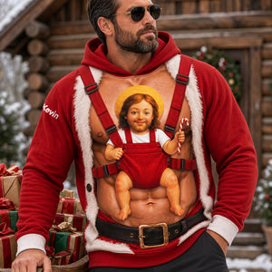 Funny Santa Baby Shirt 3D Shirt - Personalized Gifts For Christmas 04QHTA160926 - AOP Products - GoDuckee