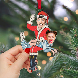 Custom Photo Gifts For Couple Christmas Ornament 05ohtn141024 - Ornament - GoDuckee