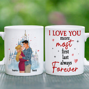 Personalized Gifts For Couple Coffee Mug I Love You More Most Always Forever - Coffee Mug - GoDuckee