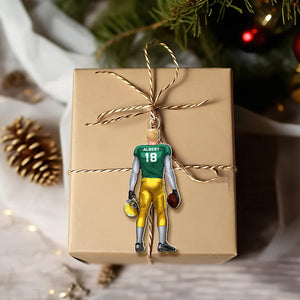 Personalized Gifts For Football Player Acrylic Ornament 03acqn111124tm - Ornament - GoDuckee