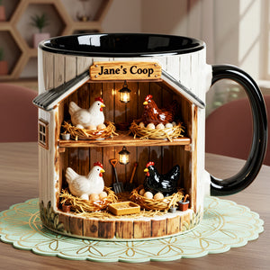 Chicken Farm Coffee Mug - Personalized Gifts For Farmer 02ohta311225 - Coffee Mug - GoDuckee