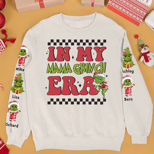 In My Mama Era, Gift For Family, Personalized Shirt, Green Kids Shirt, Christmas Gift 04HTHN161023 - AOP Products - GoDuckee