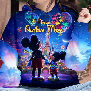Personalized Gifts For Autism Mom 3D Shirt, Dreamy Landscapes In Magical World 03TGLU100325 - AOP Products - GoDuckee