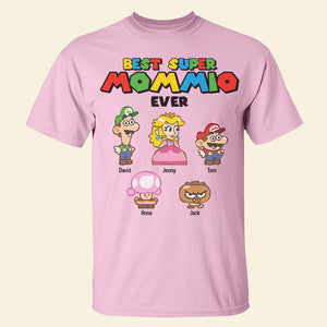 Personalized Gifts For Mom Shirt Best Super Mom Ever 05katn270324 - 2D Shirts - GoDuckee