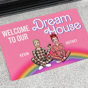 Personalized Gifts For Couple Doormat 03ACDT170724HH - Doormat - GoDuckee