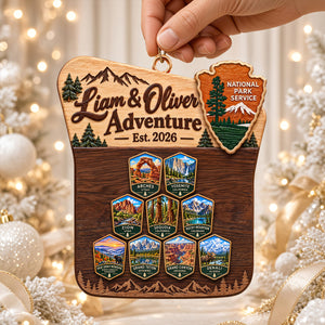Couple National Park Travel Christmas Ornament - Personalized Gifts For Couple 02nadt250926