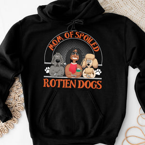 Personalized Gifts For Dog Lovers Shirt 05totn040225pa Mom Of Spoiled Rotten Dogs - Shirts - GoDuckee