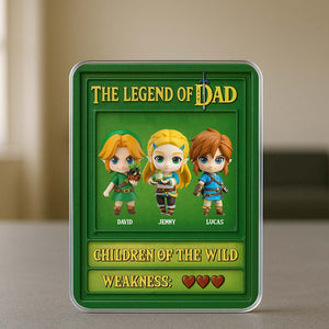 Gaming Legend Plaque Personalized Gifts For Dad 01natn100525 - Shaped Plaques - GoDuckee