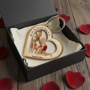 You Are My Favorite Thing Acrylic Keychain - Personalized Gift For Couples 06OHLU011225 - Keychains - GoDuckee