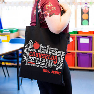 Best Teacher, Fashionable Teacher, Personalized Tote Bag, Gifts For Teacher - Tote Bag - GoDuckee