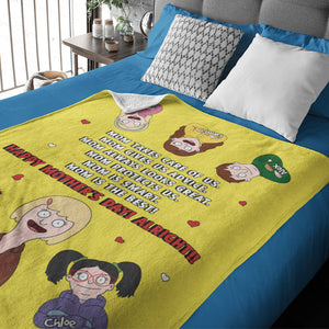 Personalized Gifts For Mom Blanket Happy Mother's Day Alright 05KADT281224HG - Blanket - GoDuckee