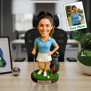 Golf Champion Acrylic Plaque Custom Photo Gifts For Golf Lovers 01PATA250825 - Shaped Plaques - GoDuckee
