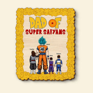 Strong Dad Personalized Wood Sign -04qhqn020623hh - Wood Sign - GoDuckee