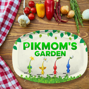 Personalized Gifts For Mom Plate Mom's Garden 02ohqn040324 - Plates - GoDuckee