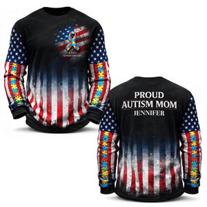 Proud Autism Parent - 250th Of The USA - Personalized Gifts 06toqn040226 - AOP Products - GoDuckee