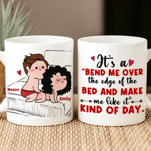 Personalized Gifts For Couple Coffee Mug It's A Bend Me Over - Coffee Mugs - GoDuckee