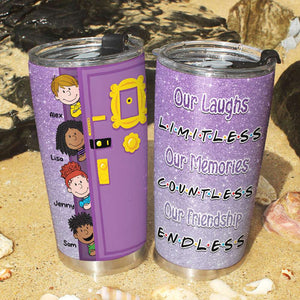 Personalized Gifts For Friends Tumbler 20oz 03XQMH160125HH - Tumbler Cup - GoDuckee