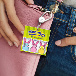 Personalized Gifts For Mom Keychain Mommy's Marshmallows 03KAQN120225 - Keychains - GoDuckee