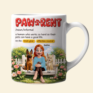 Dog & Cat Mom Coffee Mug - Personalized Gifts For Mothers 03toqn130326 - Coffee Mug - GoDuckee