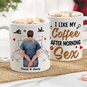 Personalized Gifts For Couple Coffee Mug I Like My Coffee Valentine's Gifts - Coffee Mugs - GoDuckee