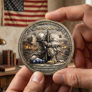Fallen Heroes Tribute Metal Coin – 250th Anniversary Personalized Gift 05TOTN020326 - Coin - GoDuckee