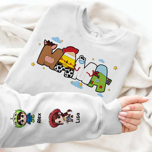 Personalized Gifts For Mom Shirt Cartoon Kids 02OHMH160125 - AOP Products - GoDuckee