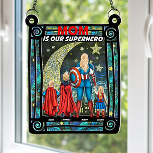 Personalized Gifts For Mom Window Hanging Suncatcher Ornament 03xqqn270225pa - Ornament - GoDuckee