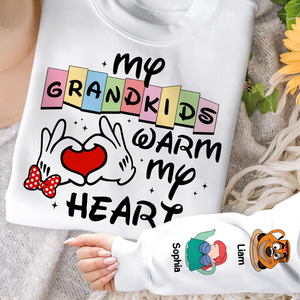 Personalized Gifts For Grandma 3D Shirt 01ohpu190225 Grandkids Warm My Heart - AOP Products - GoDuckee