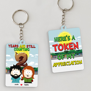 Personalized Gifts For Couple Keychain 01topu080125hg - Keychains - GoDuckee
