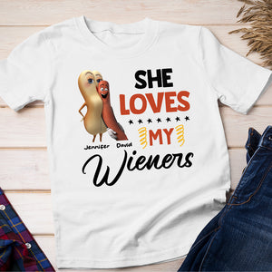 Gift For Couple, Personalized Shirt, Sausage Couple Shirt, Couple Gift 03OHHN130723 - Shirts - GoDuckee