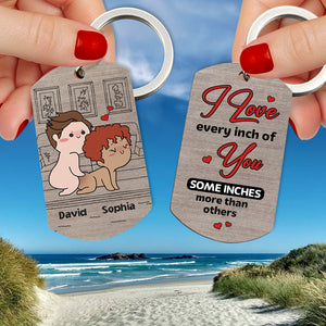 Personalized Gifts For Couple Keychain Naughty Couple 01XQDT191224HH - Keychains - GoDuckee