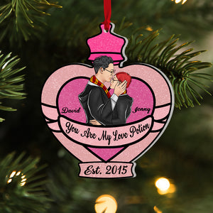 Romantic Couple, Personalized Ornament, Couple Gifts, Gifts For Him, Gifts For Her, 02topo210823tm - Ornament - GoDuckee