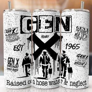 Personalized Skinny Tumbler Gifts Gen X Sarcastic 01OHDT301124 - Tumbler Cup - GoDuckee