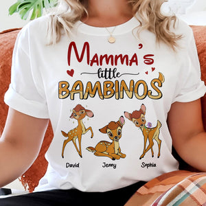 Personalized Gifts For Mom Shirt Mamma's Little Bambinos 051qhtn060324 - 2D Shirts - GoDuckee