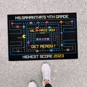 Gift For Teacher, Personalized Doormat, Teacher Custom Name Doormat, Back To School Gift 03HTHN260723 - Doormat - GoDuckee