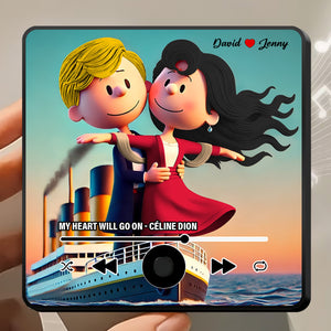 Custom Music Fridge Magnet Gifts For Couple 03tgtn181224 - Fridge Magnet - GoDuckee