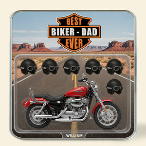 Cool Motorcycle Biker Dad Acrylic Plaque Personalized Gifts For Dad 05qhdt150525 - Shaped Plaques - GoDuckee