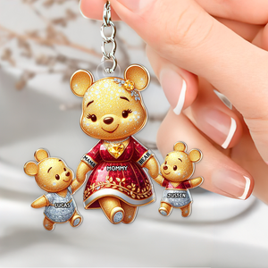 Personalized Gifts For Mom Keychain, Mama Bear 01tgpu120425 - Keychains - GoDuckee