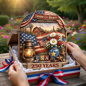 USA 250 Years Acrylic Plaque - Gifts For Patriotics 05TYLU170326 - Shaped Plaques - GoDuckee
