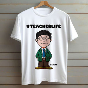 Personalized Gift For Teachers Shirt Cartoon Character 02OHLU080125HH - Shirts - GoDuckee
