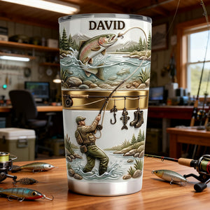 Lake Days Fishing Tumbler - Personalized Gifts For Fishing Lovers 01PALU200126 - Tumbler Cup - GoDuckee