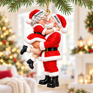 Old Couple Christmas Ornament - Personalized Gifts For Couple 05tyqn091026