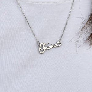 Personalized Name Necklace - Silver Guitar Charm 46 21acxx140325 - Necklace - GoDuckee