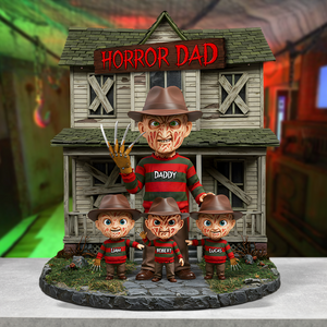 Horror Dad Plaque - Personalized Gifts For Dad 02qhpu050525 - Shaped Plaques - GoDuckee