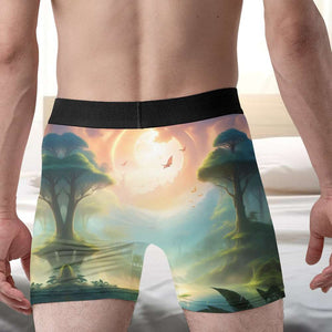 Personalized Gifts For Couple Men's Boxers 06TODT171224 - Boxer Briefs - GoDuckee