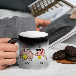 Dad's Legend Sperms Personalized Coffee Mug, Thank You For Creating F Legend, Father's Day Gift, Birthday Gift For Dad - Coffee Mug - GoDuckee