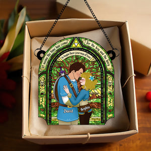 Personalized Gifts For Couple Suncatcher Ornament 06TGDT221124HG - Ornament - GoDuckee